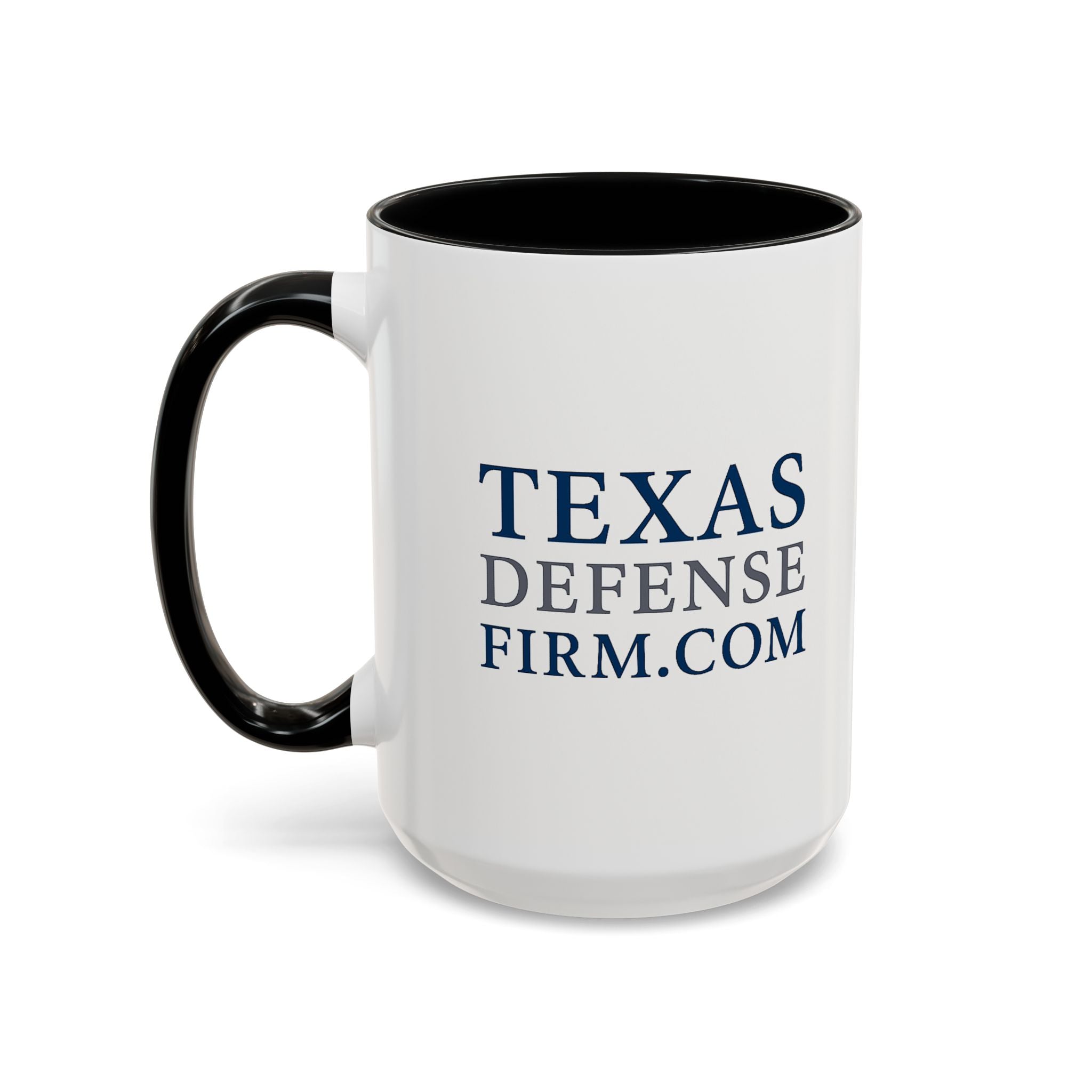 Texas Defense Firm Branded Accent Coffee Mug