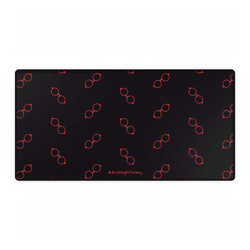Briefing Attorney Desk Mat Black — Large Gaming/Office Mouse Pad