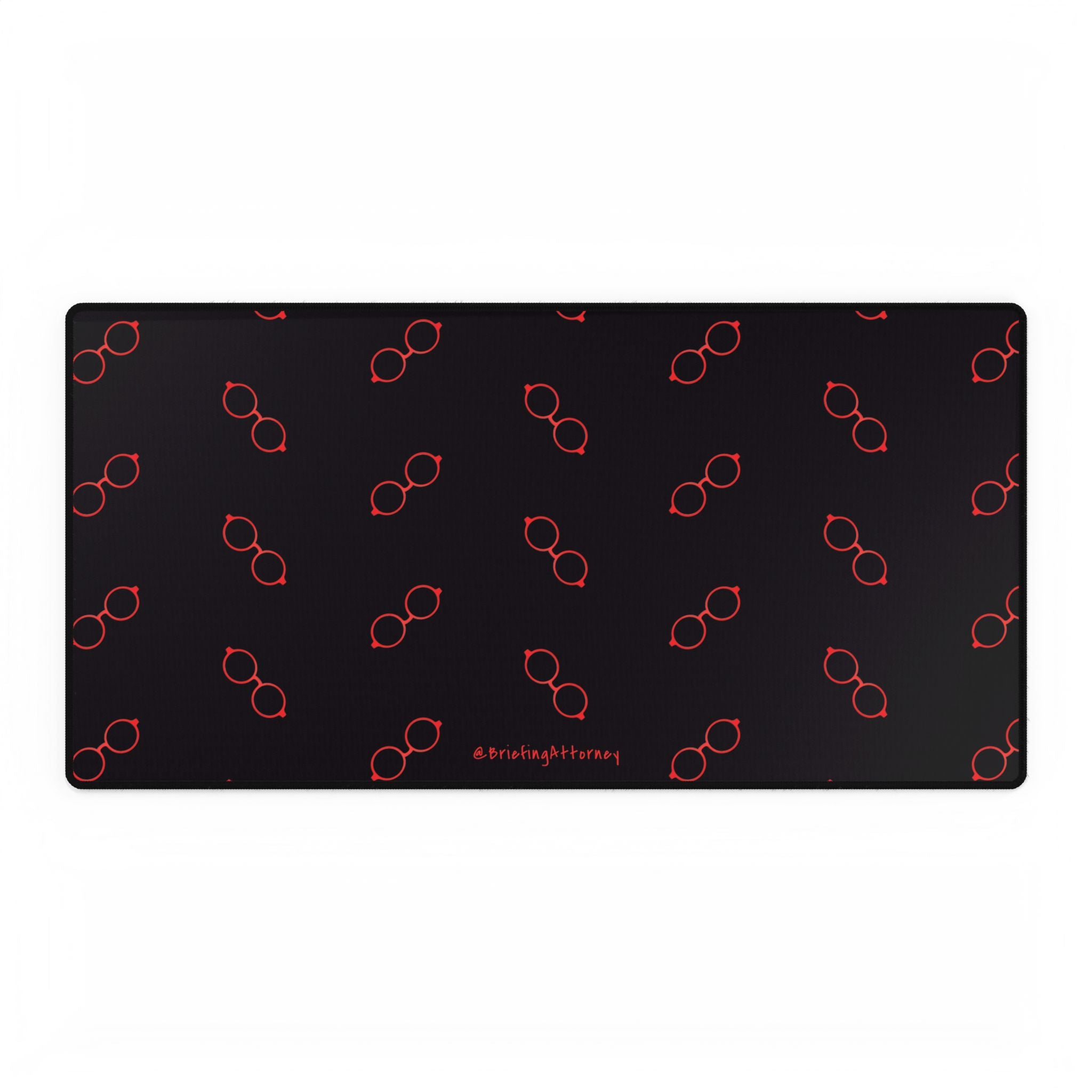 Briefing Attorney Desk Mat Black — Large Gaming/Office Mouse Pad