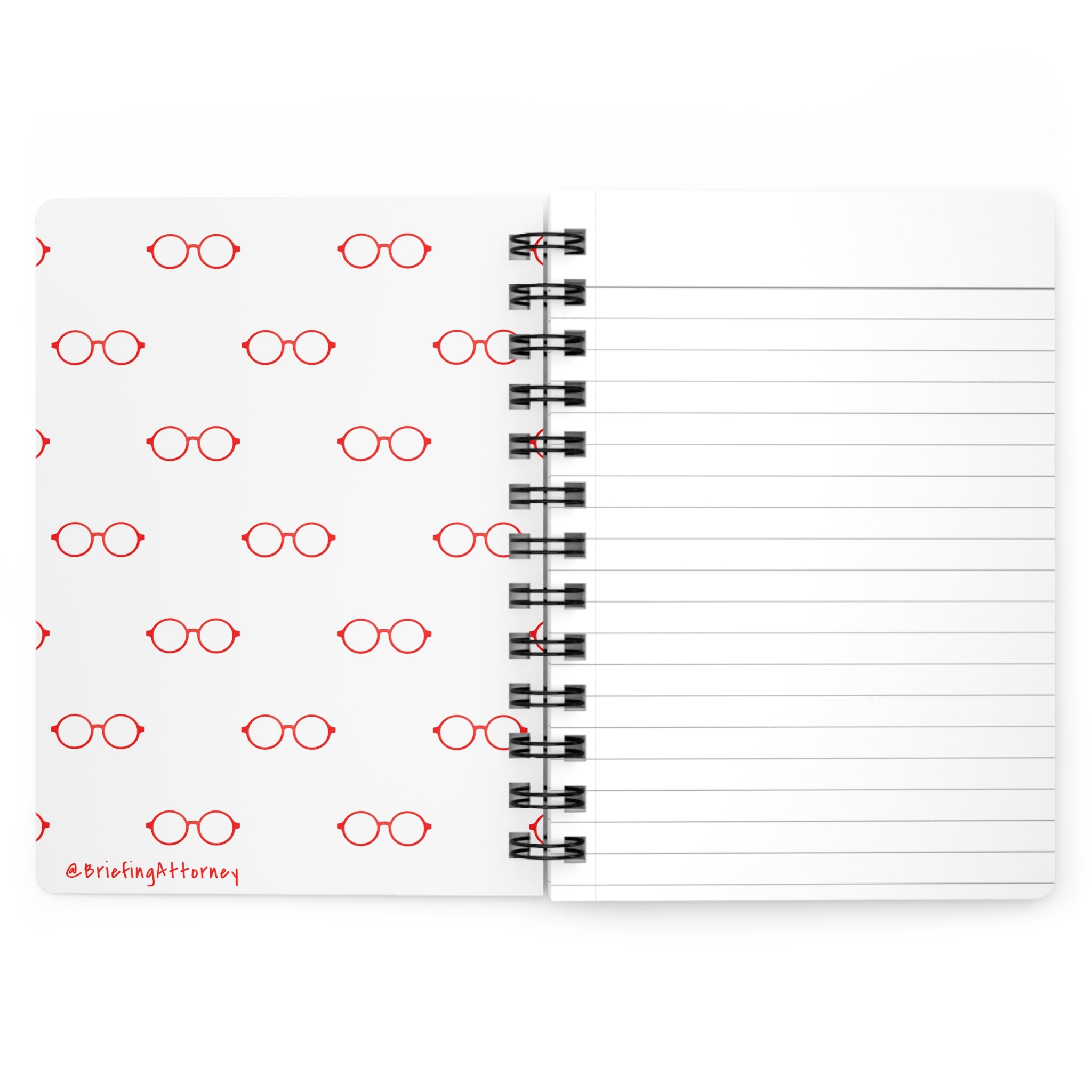 Briefing Attorney Spiral Notebook — “Being a lawyer is harder than being a doctor.”
