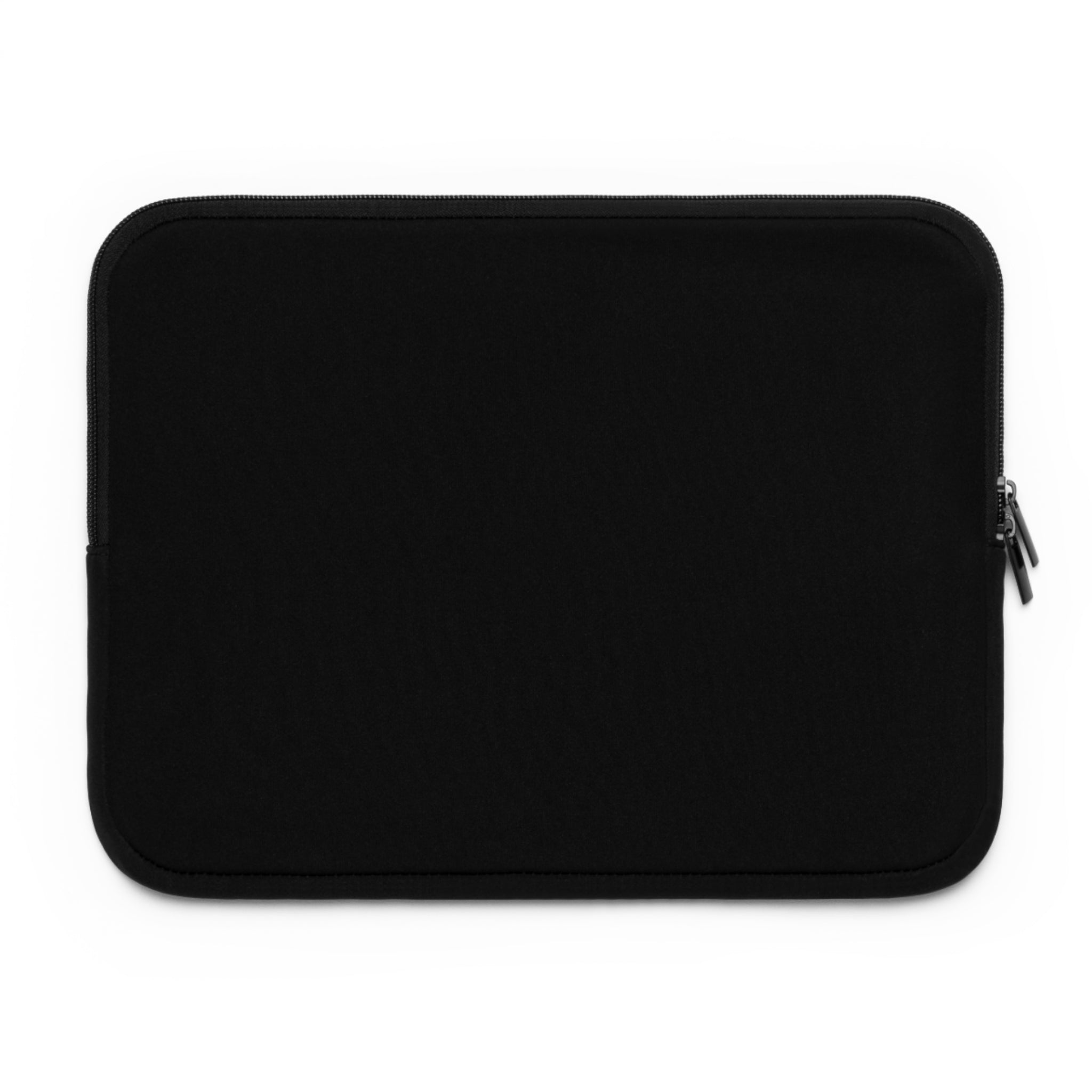 Red Round Glasses Laptop Sleeve - Black