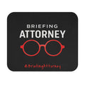 Briefing Attorney Mouse Pad — Black Background