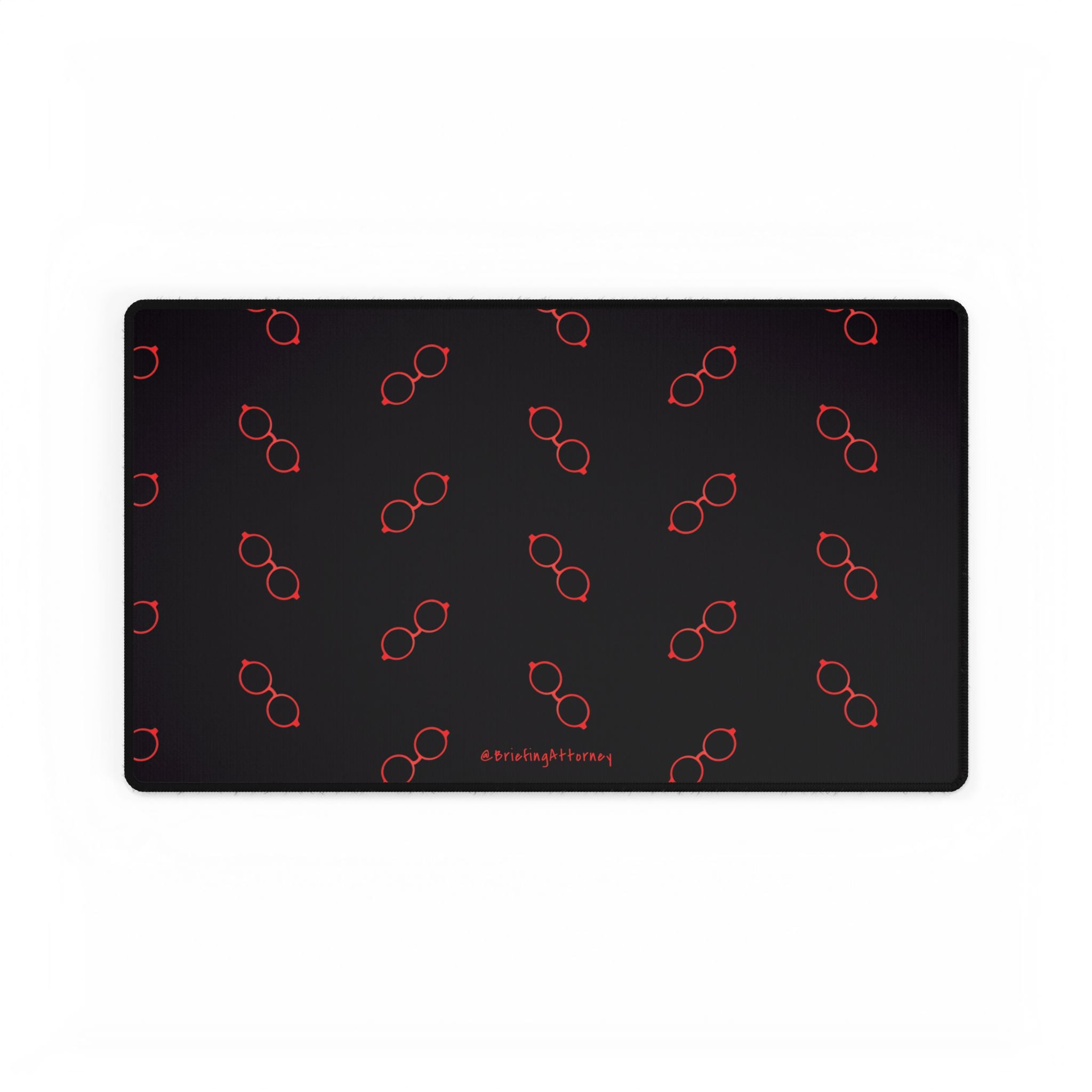 Briefing Attorney Desk Mat Black — Large Gaming/Office Mouse Pad