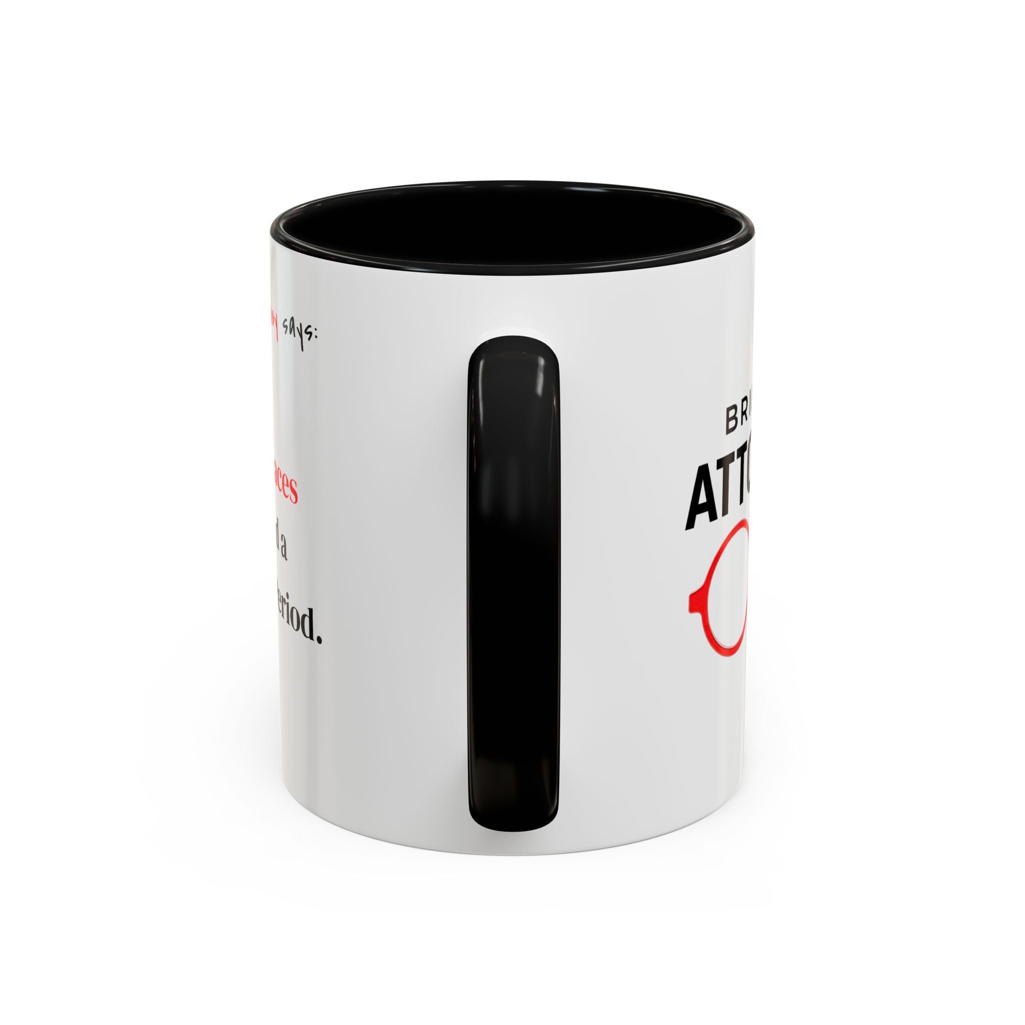 Briefing Attorney Coffee Mug — "Two Spaces"