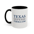 Texas Defense Firm Branded Accent Coffee Mug