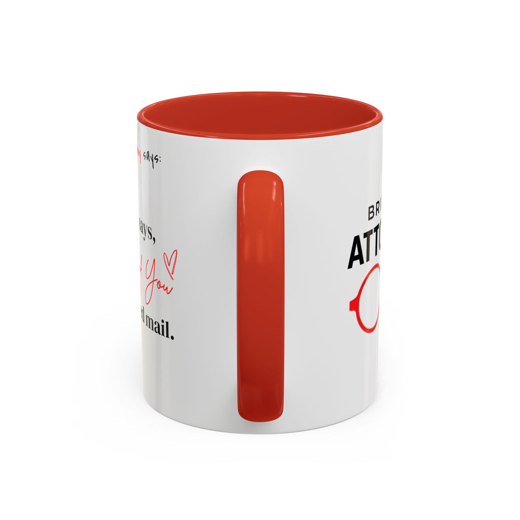 Briefing Attorney Coffee Mug — "Thinking of You"