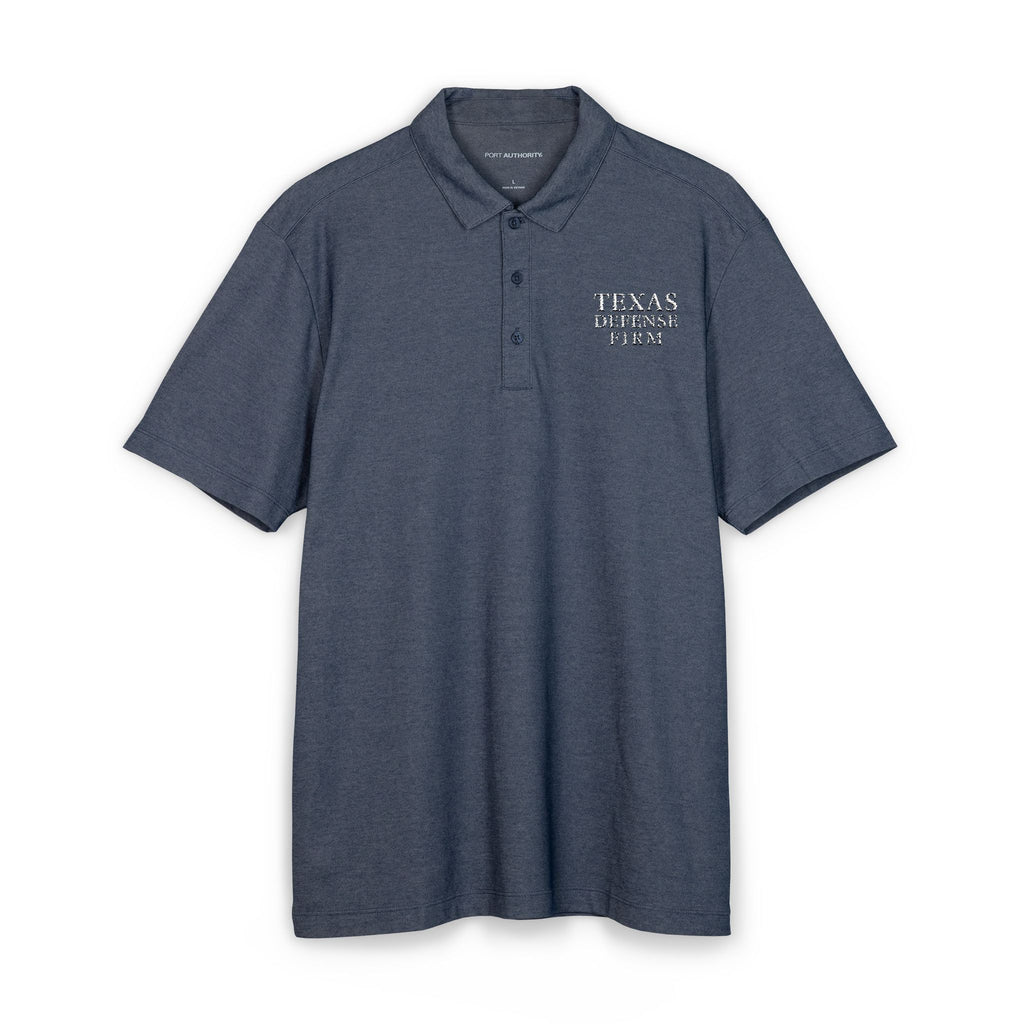 Texas Defense Firm Polo — Mens Polo with Chest Pocket Design