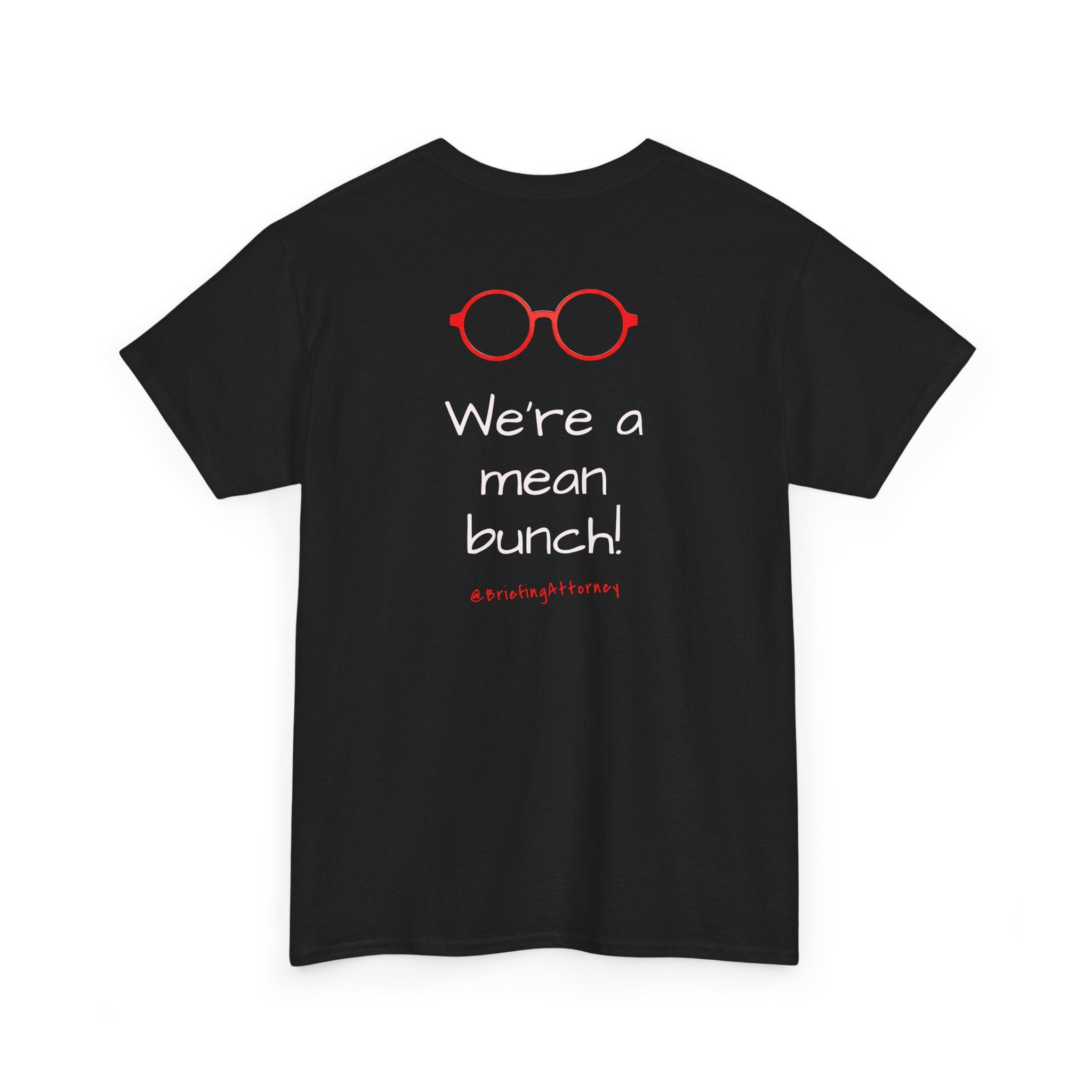 Briefing Attorney T-Shirt — "Original Court Reporter Posse" Graphic Shirt