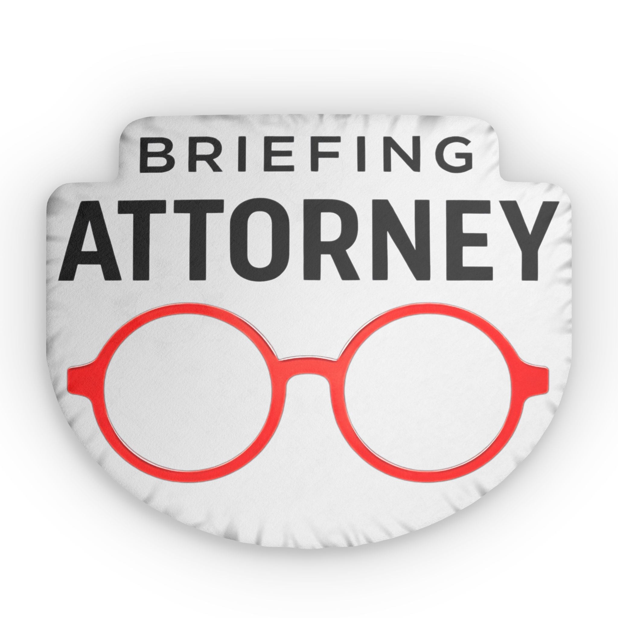 Briefing Attorney Decorative Pillow