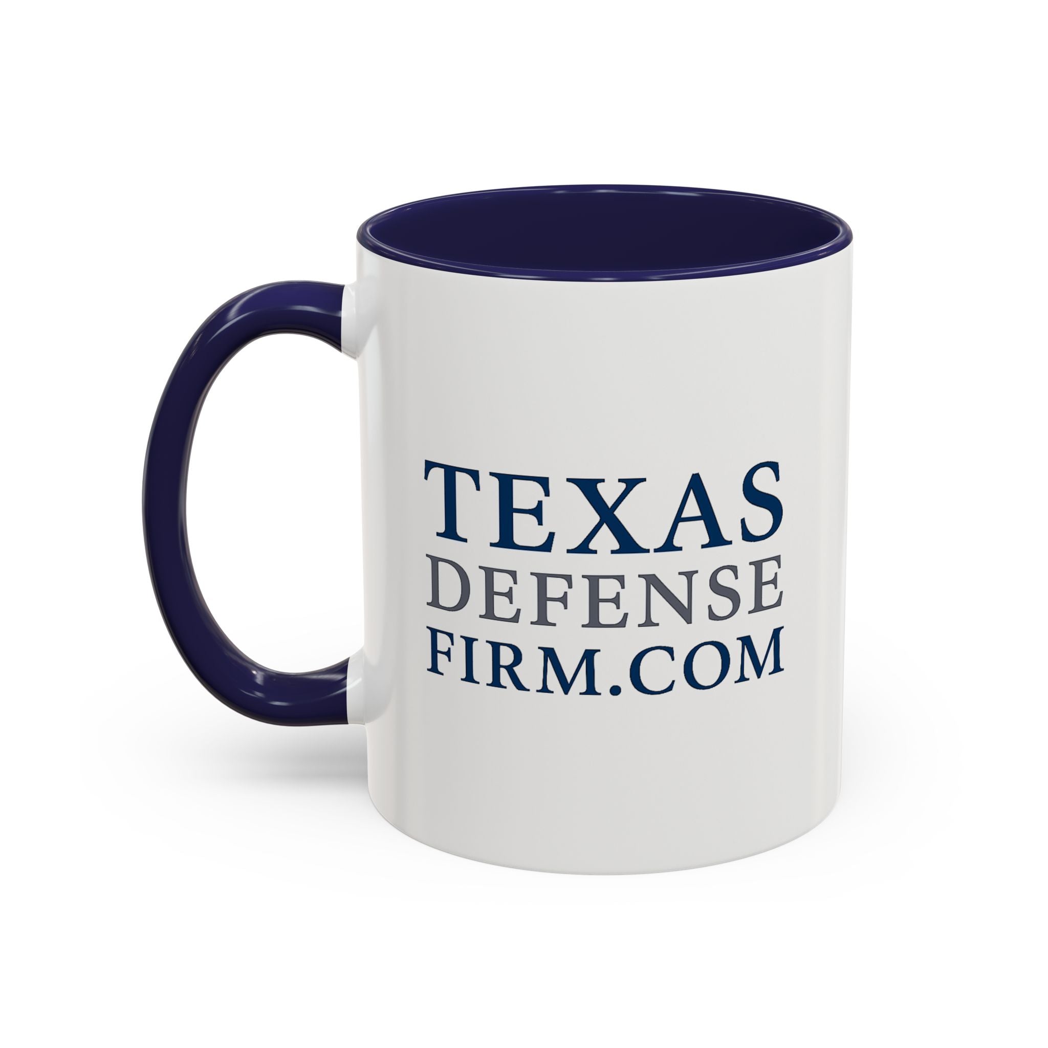 Texas Defense Firm Branded Accent Coffee Mug