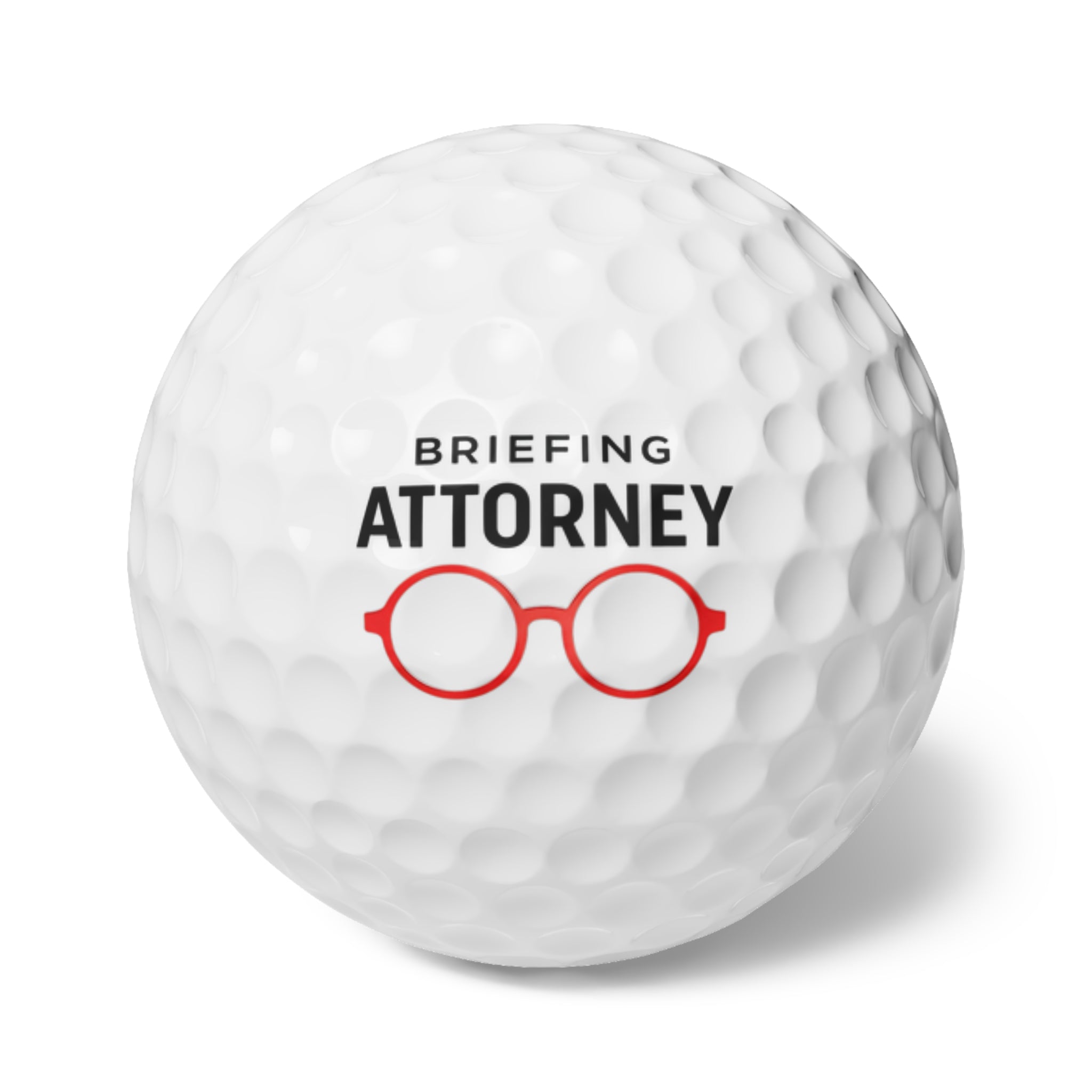 Briefing Attorney Golf Balls, 6pcs
