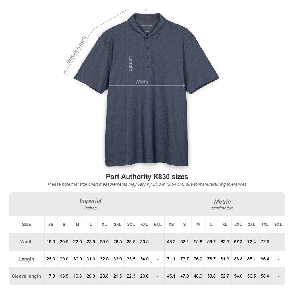 Texas Defense Firm Polo — Mens Polo with Chest Pocket Design