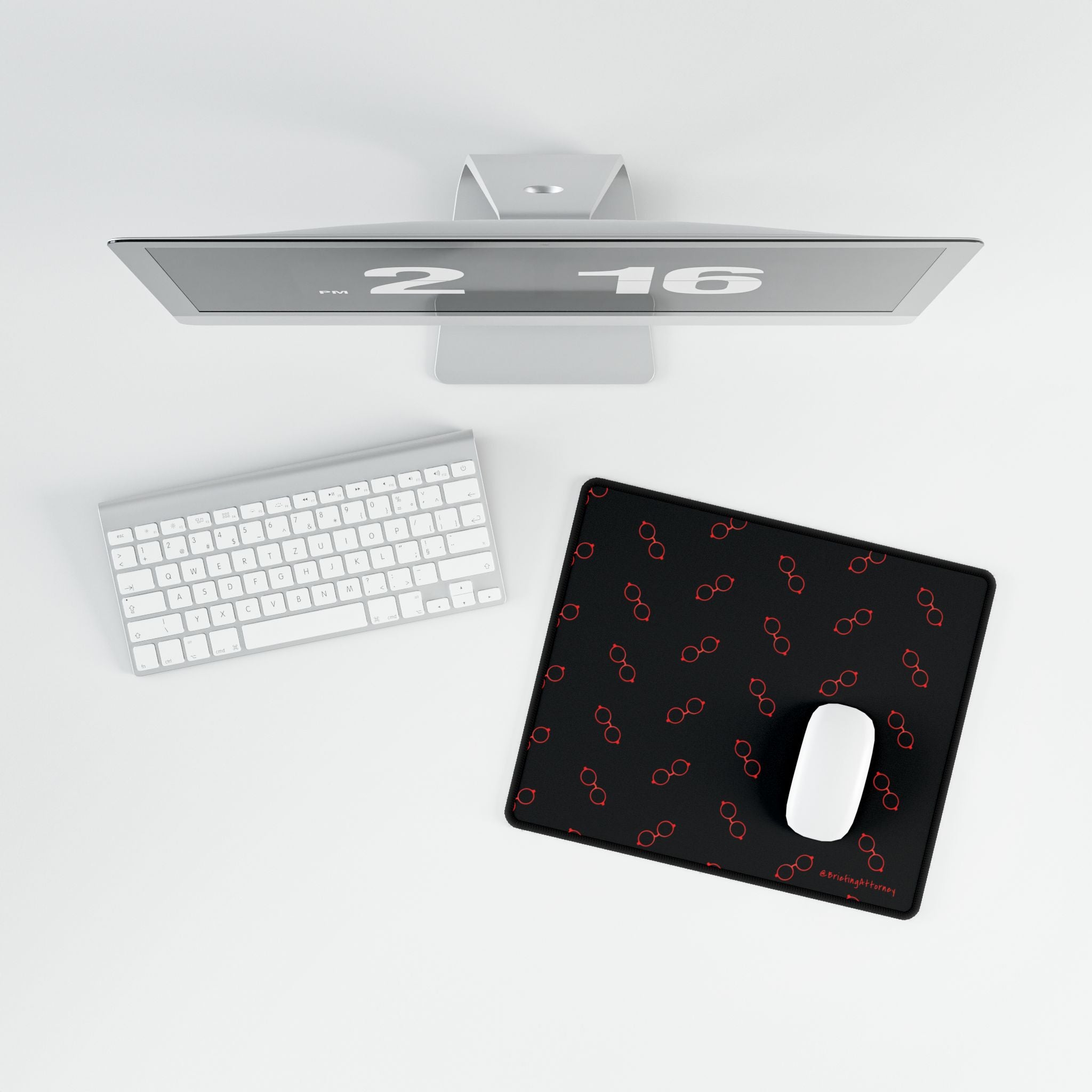 Briefing Attorney Desk Mat Black — Large Gaming/Office Mouse Pad