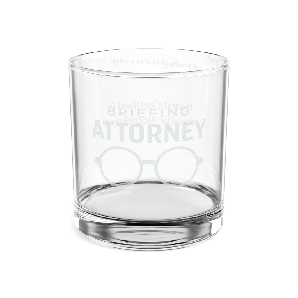 Engraved Whiskey Glass 10.5oz — Board Certified in Passive Aggressive