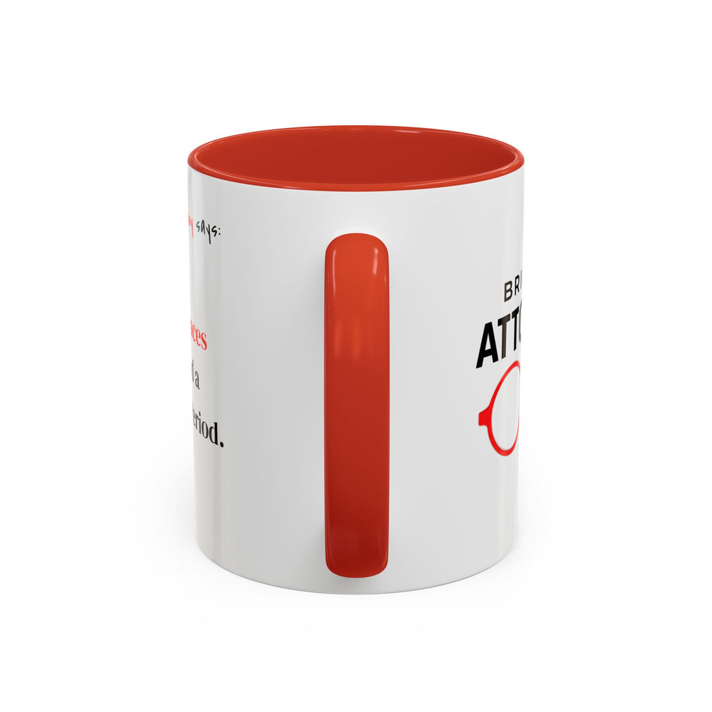 Briefing Attorney Coffee Mug — "Two Spaces"