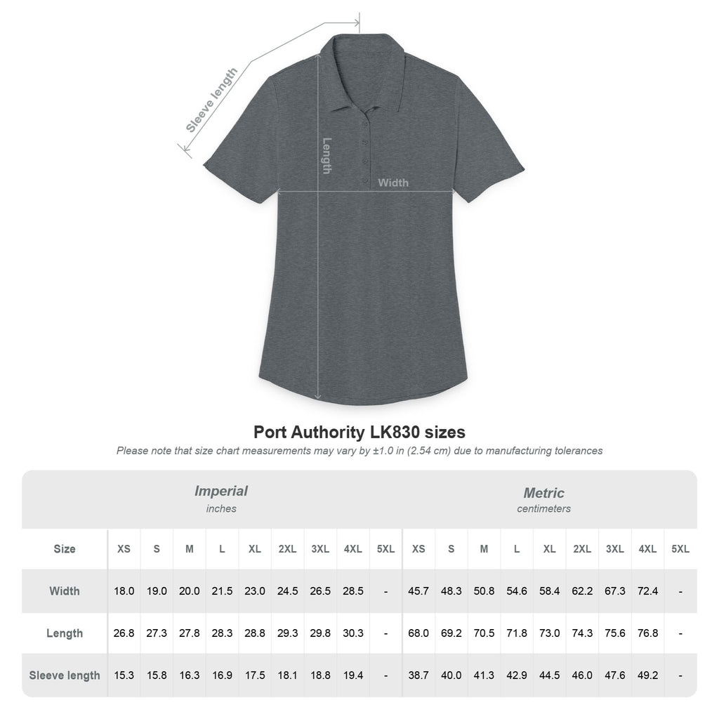 Texas Defense Firm Polo — Women's Casual Collared Shirt with Small Pocket Print