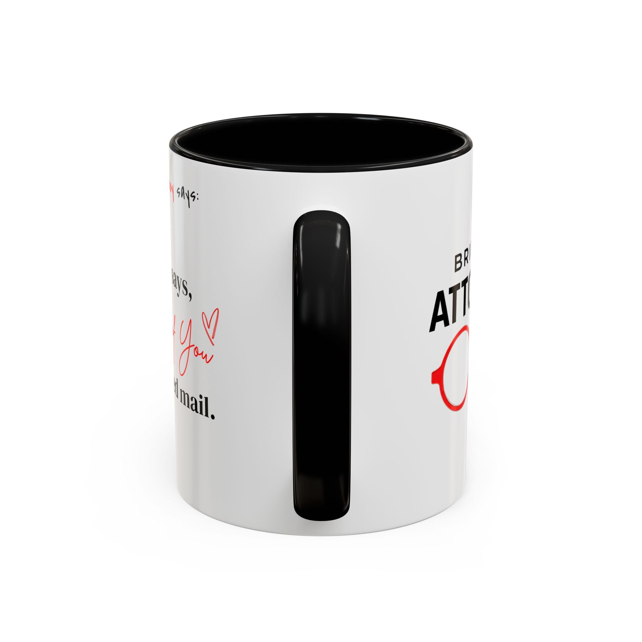 Briefing Attorney Coffee Mug — "Thinking of You"